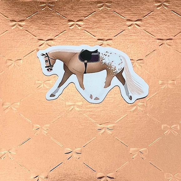 Hand Crafted Other - Blue Eyed Palomino Appaloosa Equestrian Cowboy CowGirl Single Decor Stic…
